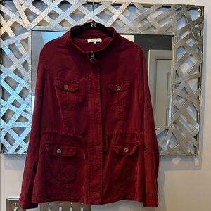 Grace & Lace Tencel Jacket Drawstring Waist